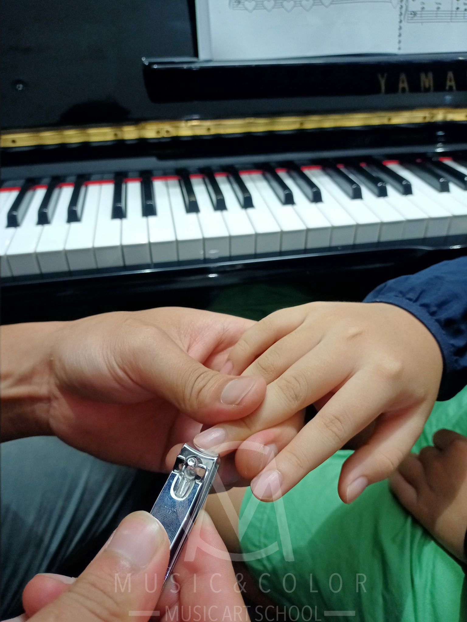 lớp piano tại Music&Color