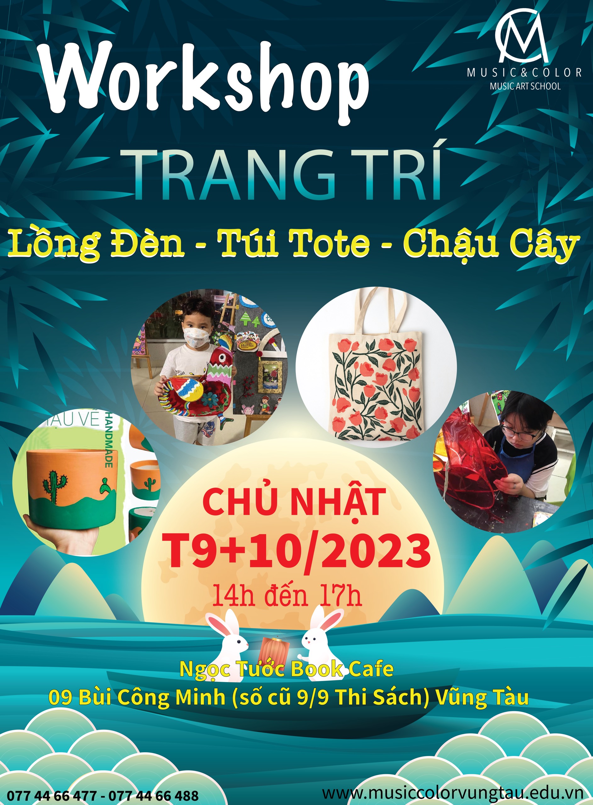 workshop vẽ lồng đèn tự tay