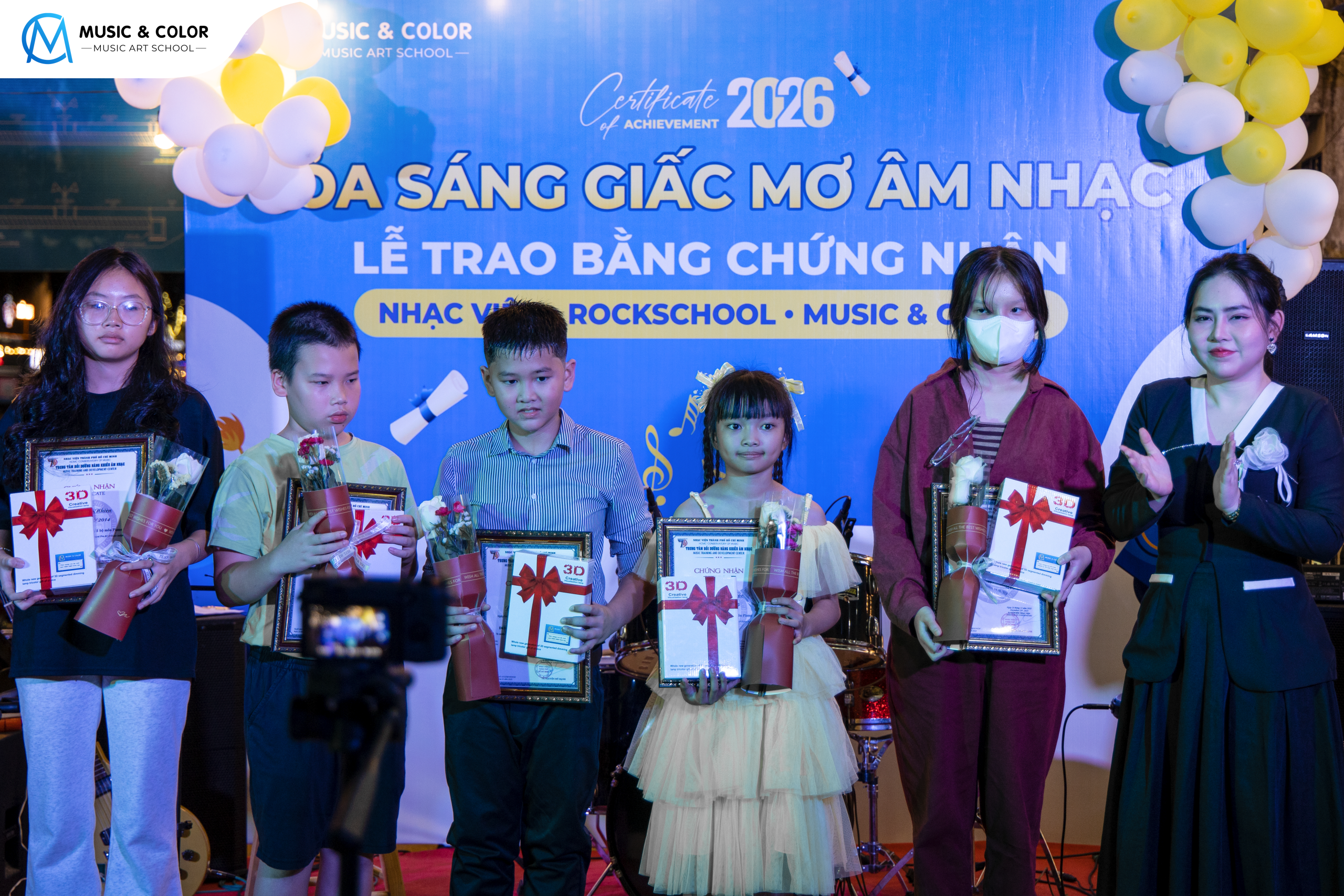 Các học viên Music & Color xuất sắc vượt qua kì thi Nhạc Viện TP.HCM.