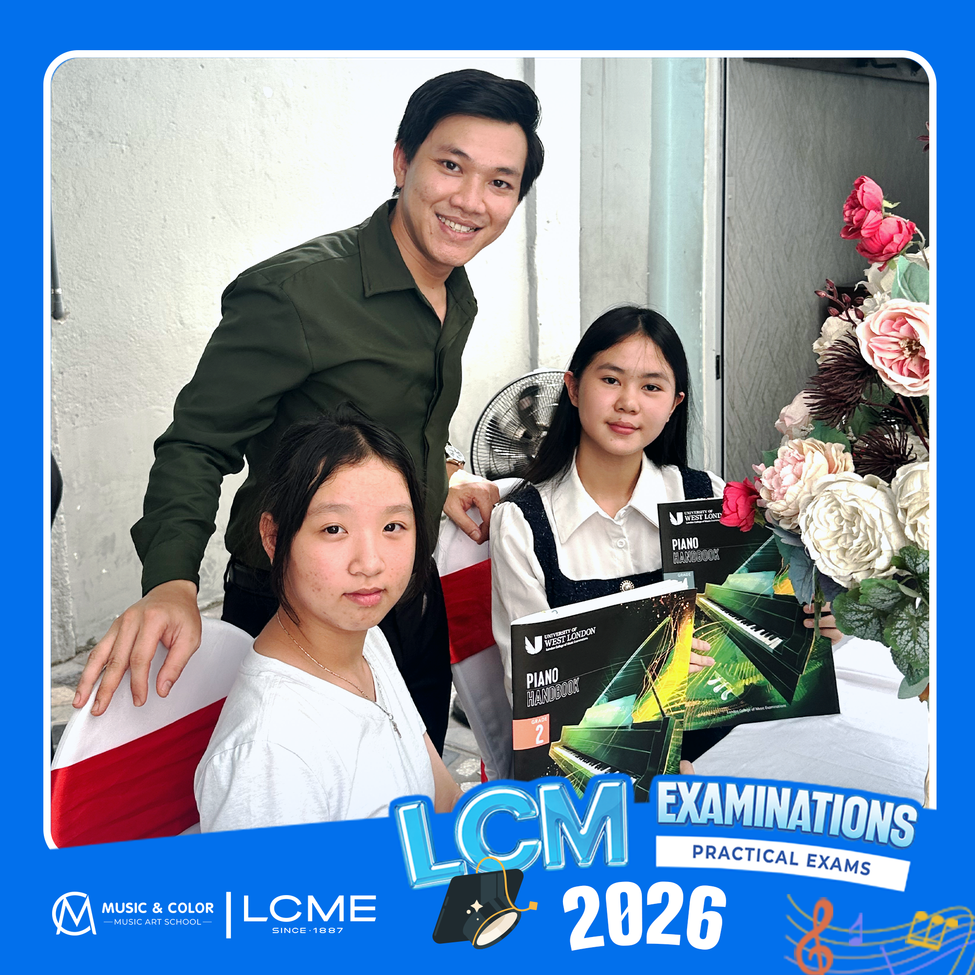 Thí sinh hoàn thành bài thi Piano kỳ thi LCM 2026
